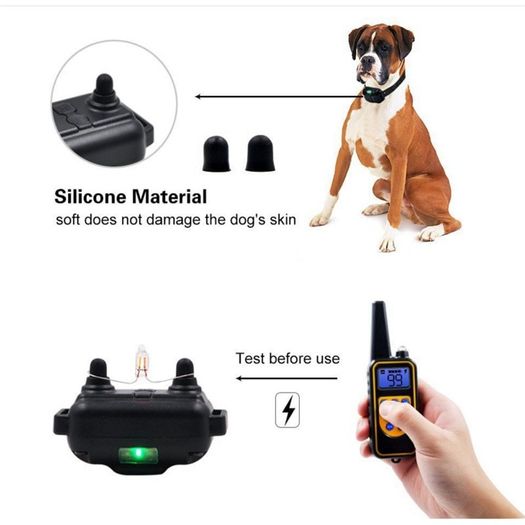 Pet Dog Anti Barking Device USB Electric Ultrasonic Dogs Training Collar Dog Stop Barking Vibration Anti Bark Collar 2