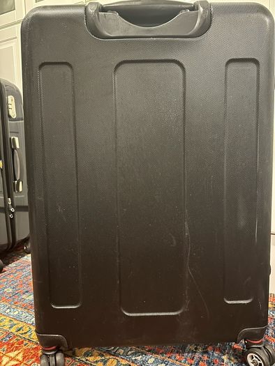 Lugage suitcase large expandable with transparent front