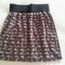 Grey RaRa Skirt with Black Waistband - Size 8 Image 4