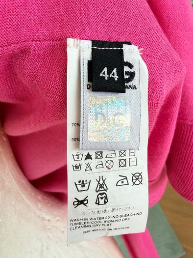 D&G DOLCE GABBANA  rose pink cardigan