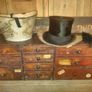 Antique Top Hat /Gloves Image 4