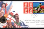 1999 Wales Rugby World Cup Wales October 1999 UK2 Coin Cover (Philatelic Numismatic Cover) PNC