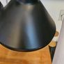 Black & beech Wood Lamp Pair Image 5