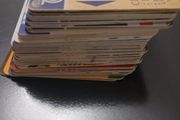 38 different high denomination callcards