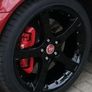 4 x Jaguar Centre Caps (Red) FREE POST Image 3