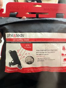 Phil &Teds Double sun and bug cover . Buggy Accessories