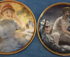 two royal Staffordshire collectors plate
