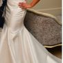 Luxury Mikado Fabric Mermaid Style Wedding Dress Image 4