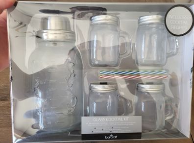 glass cocktail kit