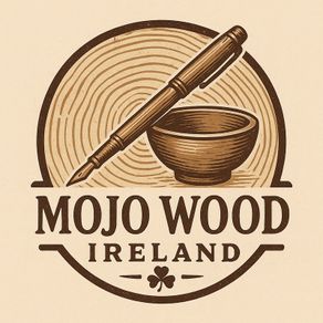 Hand turned  Irish wooden pens