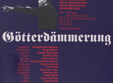 Wagner. Gotterdammerung. 4 x CD Boxset. Free Postage!