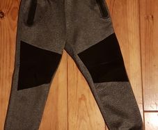 Age 7 Grey and Black Tracksuit Bottoms