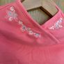 New Girls Summer Coral Halter Neck Dress with sequins Image 3