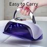 Lamp 168W Faster Gel Nail Lamp Professional Nail Dryer with Automatic Sensor /4 Timer Settings/LCD Display for Gel Nails Polish Starter Nail Art Tools for Home Salon Image 3