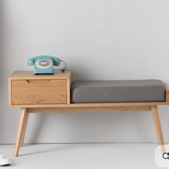 MADE.COM Oak Jenson Storage Bench