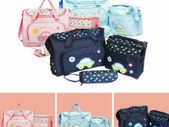 Baby Diaper Changing Bag 4Pcs Maternity Wipe Clean Mat Shoulder Messenger Pad