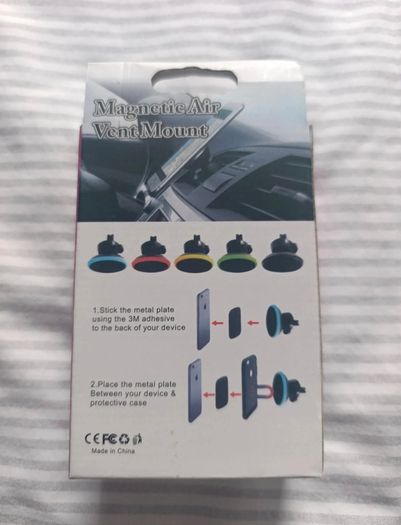 Magnetic phone holder for driving