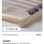 IKEA Leirvik Double bed Metal Frame {bed only} Image 5
