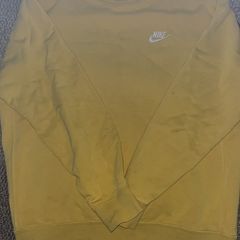 Vintage Style Nike Crewneck Small Sun Yelllow