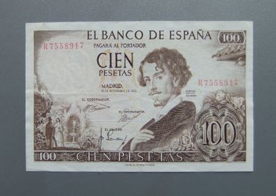 Spain Cien Pesetas 1965