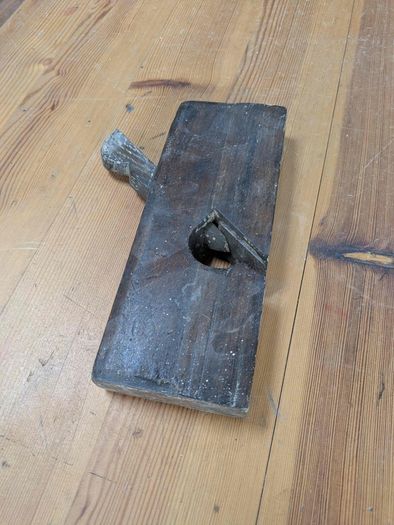 Old wooden hand plane