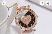 New Womens Watches With Rhinestone Heart