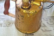 Antique Brass Pneumatic Plant Sprayer featuring a wooden handle Nice decorative piece for display. Postage Available