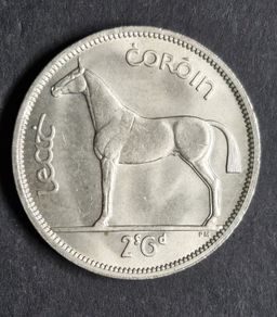 Ireland 1966 Excellent Half Crown coin