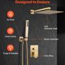 Shower Faucet Set, Rainfall Bathroom Shower System Image 6