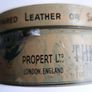 Vintage 1930s "propert's Leather & Saddle Soap" Tin British Horse Drun Image 6