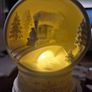 Winter Train  snow globe Image 3