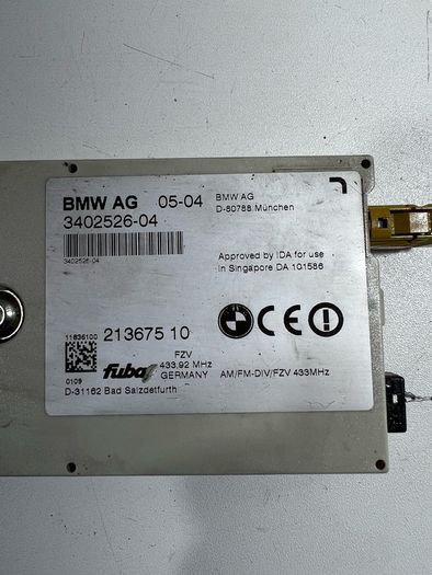 BMW X3 E83 3402526-04 antenna amplifier 21367510 Am/fm-div/fzv 433mhz A3l2b729g