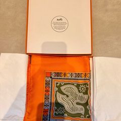 Hermes silk scarf, rare edition, brand new with original box