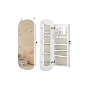 Wall Cabinet with Mirror  curved corners