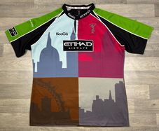 Vintage 2010 Harlequins Rugby London Jersey Shirt Mens 4XL