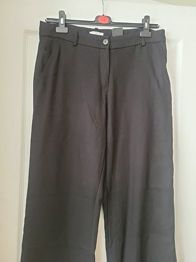 Black Wide Leg Trousers