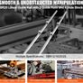 Linear Guide Rail Set, SBR20 1500mm, 2 PCS 59 in/1500 mm SBR20 Guide Rails and 4 PCS SBR20UU Slide Blocks, Linear Rails and Bearings Kit for Automated Machines DIY Project CNC Router Machines Image 7