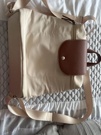 Backpack bag Cream