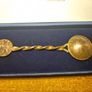 Rare Fine: Antique WW1 Trench Art Spoon made of British 1901 coins. Image 6