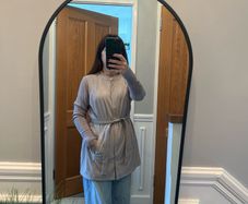 Halston grey jacket. Size 8/10