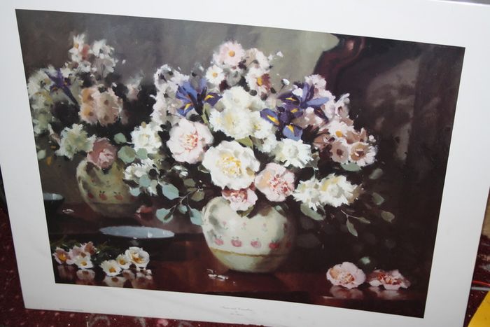 IRISES AND CAMELLIAS