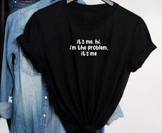 It's me hi im the problem tshirt Taylor Tee slogan ladies Black White sand Grey Anti Hero top swiftie xmas gift fan tour taylor swift t-shirty for adults and kids