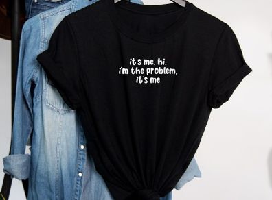 It's me hi im the problem tshirt Taylor Tee slogan ladies Black White sand Grey Anti Hero top swiftie xmas gift fan tour taylor swift t-shirty for adults and kids