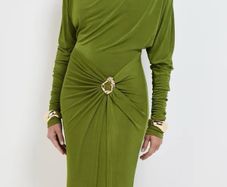 Sheike Green maxi occasion dress