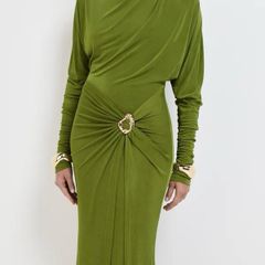 Sheike Green maxi occasion dress