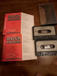 ROCK ANTHEMS -Various -2 Cassettes (Thin Lizzy , Status Quo, Meat Loaf etc.)