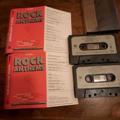 ROCK ANTHEMS -Various -2 Cassettes (Thin Lizzy , Status Quo, Meat Loaf etc.)