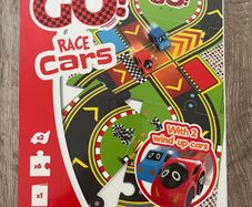 Bookoli Wind and Go! Race Cars with Jigsaw Track Set