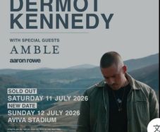 2X Dermot Kennedy standing Sunday
