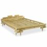 Bed Frame Bamboo 140x200 cm Image 4